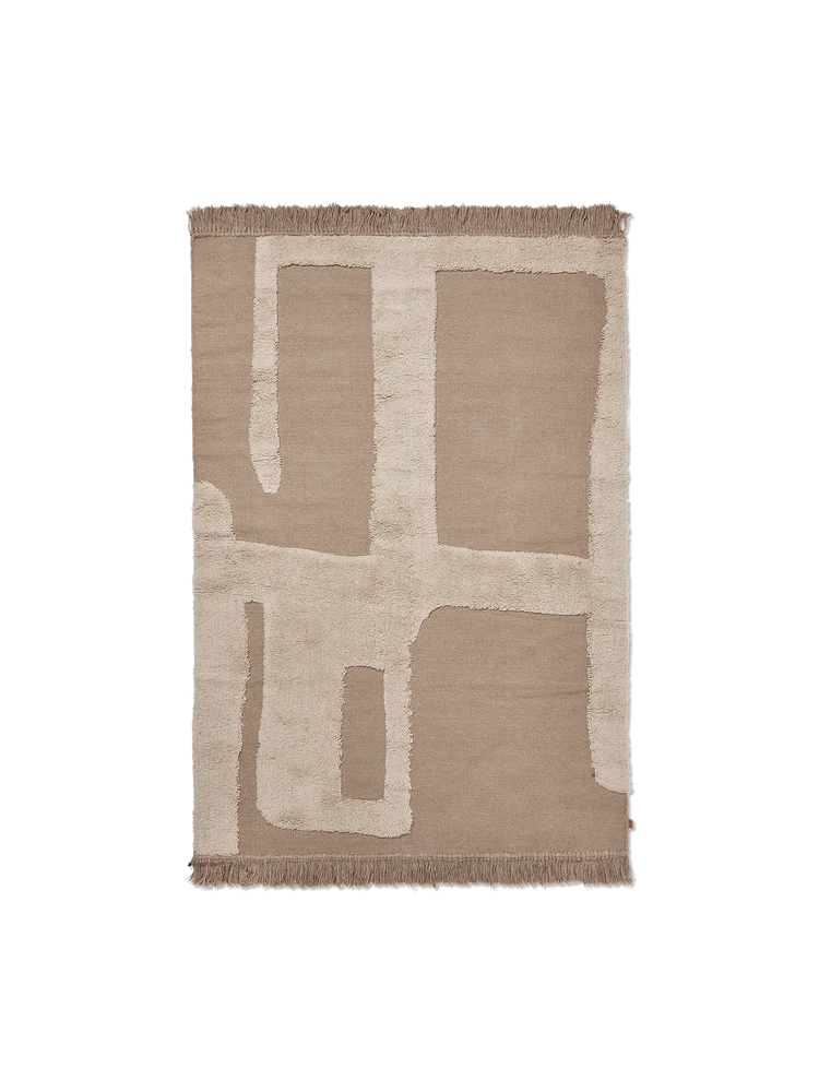 ferm LIVING - Teppich ALLEY WOOL RUG