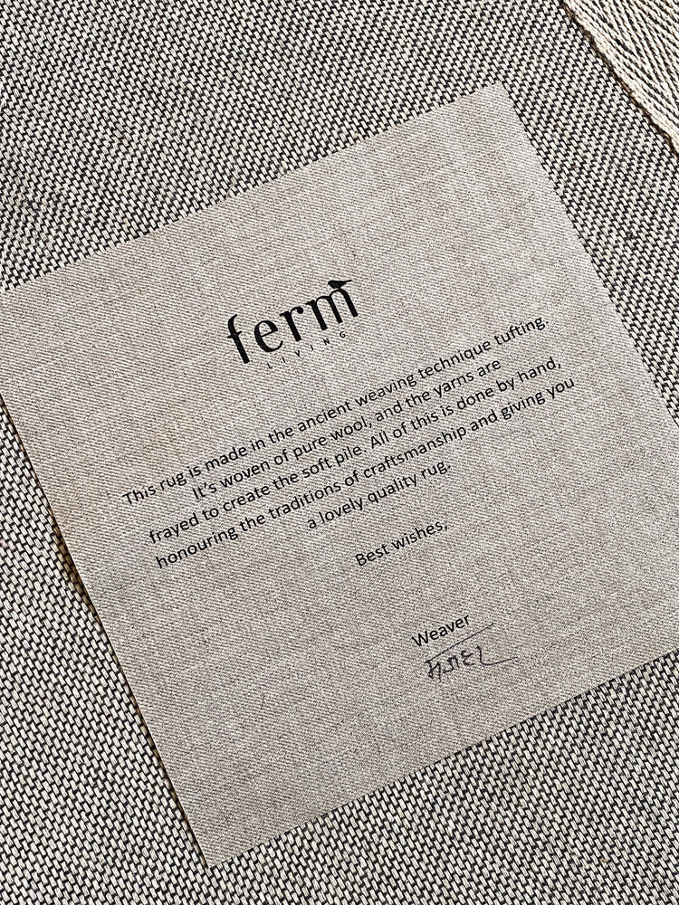 ferm LIVING - Teppich EASE LOOP - offwhite