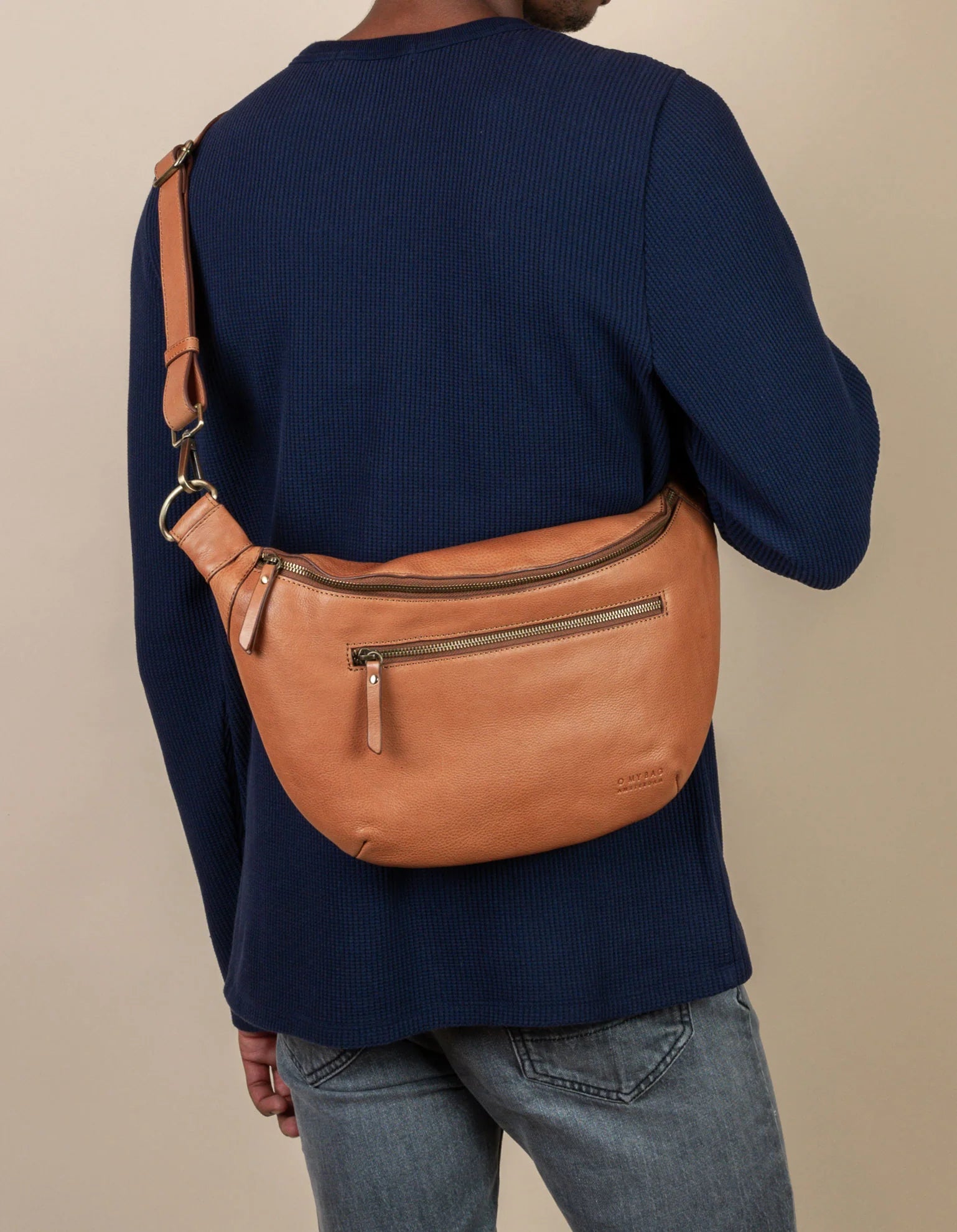 Fanny Pack Drew Bum Bag Cognac Leather | O my Bag
