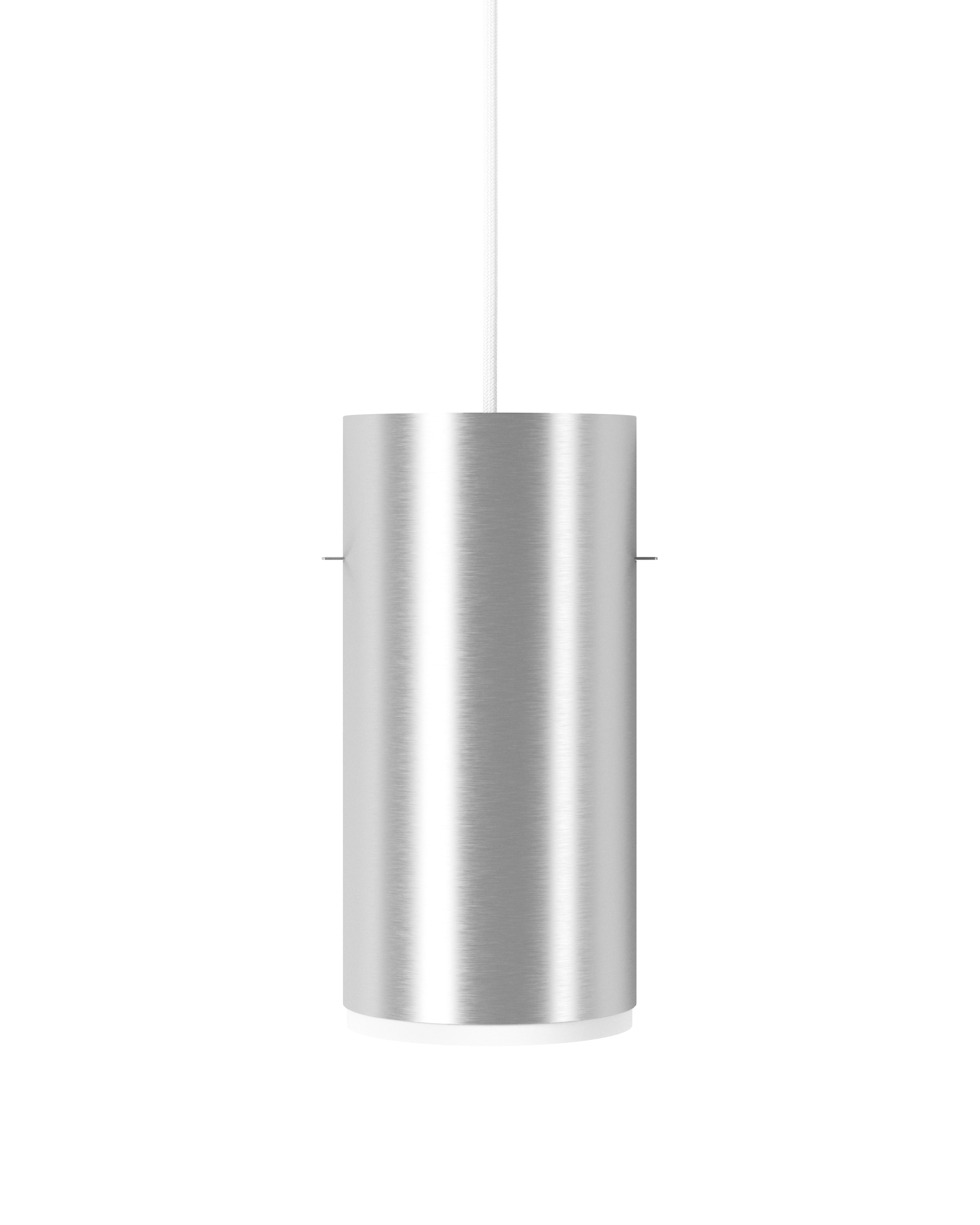 MOEBE - Tube Pendant Lamp - Brushed Aluminium