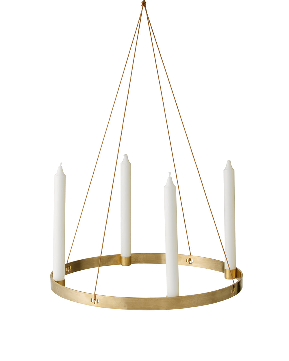 ferm LIVING - Candle Holder Circle large - brass oder black brass