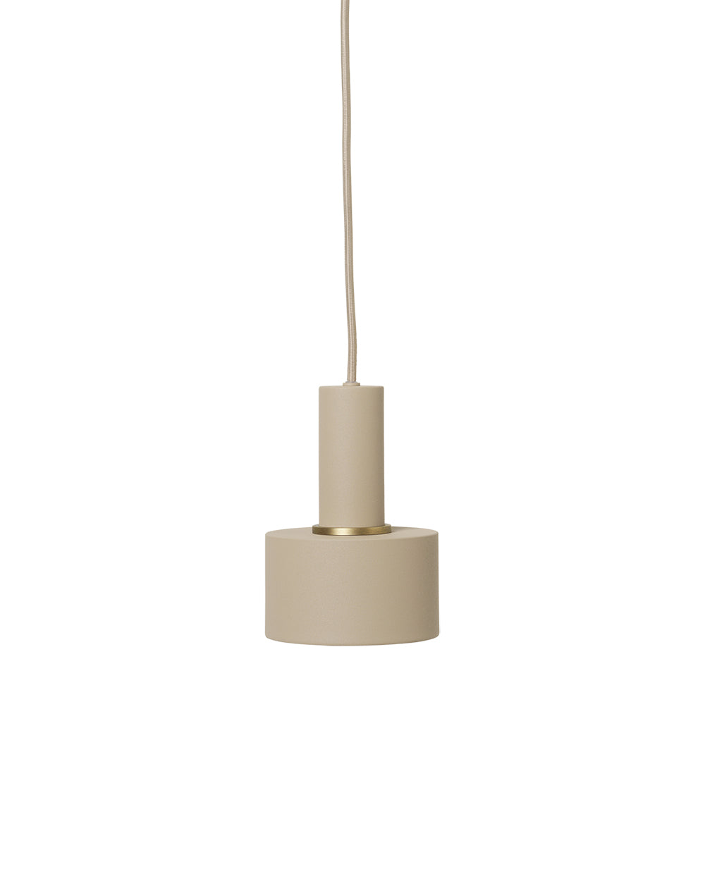 ferm LIVING - Lampenschirm DISC SHADE - black oder cashmere