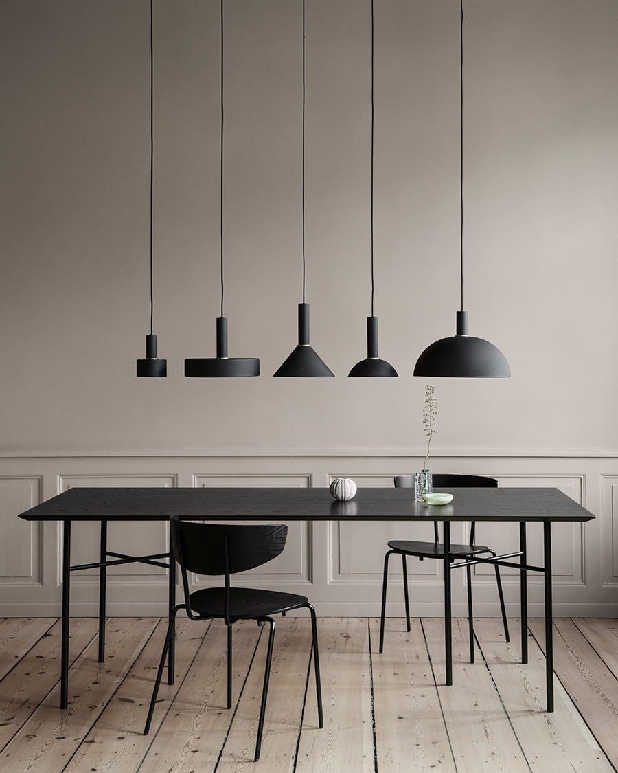 ferm LIVING - Lampenschirm DISC SHADE - black oder cashmere